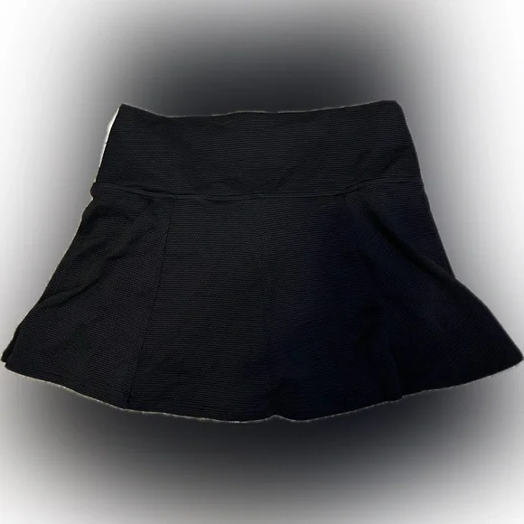 Beach House Pique Solid Black Olivia Princess Seam Swim Skort size 10 - Picture 3 of 12
